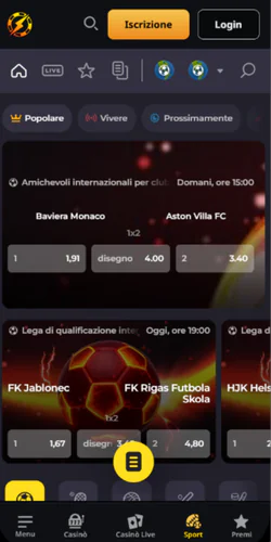 Instant Casino Francia Sport