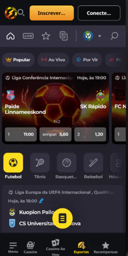 Instant Casino França  Esporte